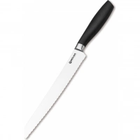 Кухонный хлебный нож Bker Core Professional Bread Knife, 220 мм, сталь X50CrMoV15, рукоять пластик купить в Гомеле