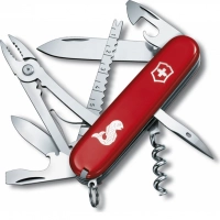 Нож перочинный Victorinox Angler, сталь X55CrMo14, рукоять Cellidor®, красный купить в Гомеле