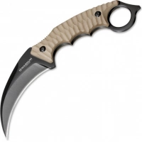 Нож с фиксированным клинком Magnum Spike Karambit — Boker 02SC028, сталь 440A EDP, рукоять стеклотекстолит G10, песочный купить в Гомеле