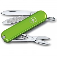 Нож Victorinox Classic SD Colors, Smashed Avocado (0.6223.43G) светло-зелёный, 7 функций 58мм купить в Гомеле