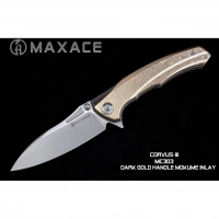 Складной нож Maxace Corvus, сталь M390, Mokume  TC4+Inlay купить в Гомеле