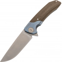 Складной нож Maxace Goliath Blue, сталь Bohler K110, Micarta купить в Гомеле