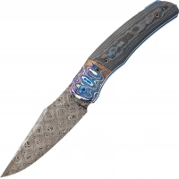 Складной нож TI-Rex Custom Assassin, сталь Balbach Damascus, рукоять Black Timascus CF купить в Гомеле