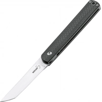 Складной нож Wasabi CF — Boker Plus 01BO632, лезвие сталь 440C Satin, рукоять карбон, чёрный купить в Гомеле