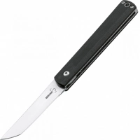 Складной нож Wasabi G10 — Boker Plus 01BO630, лезвие сталь 440C Satin, рукоять стеклотекстолит G-10, чёрный купить в Гомеле