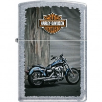 Зажигалка ZIPPO Harley-Davidson® Байк, с покрытием Street Chrome™, латунь/сталь, серебристая, 36x12x56 мм купить в Гомеле