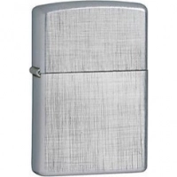 Зажигалка ZIPPO Linen Weave с покрытием Brushed Chrome, латунь/сталь, серебристая, матовая, 36x12x56 мм купить в Гомеле