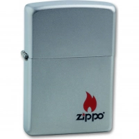 Зажигалка ZIPPO Satin Chrome, латунь с ник.-хром. покрыт., серебр., матовая, 36х56х12 мм купить в Гомеле